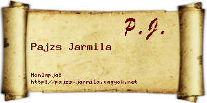 Pajzs Jarmila névjegykártya